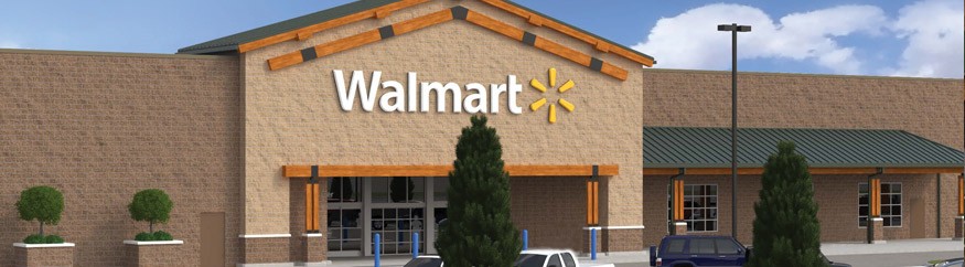 Walmart Site Planning - Site design including a state-of-the-art stormwater system